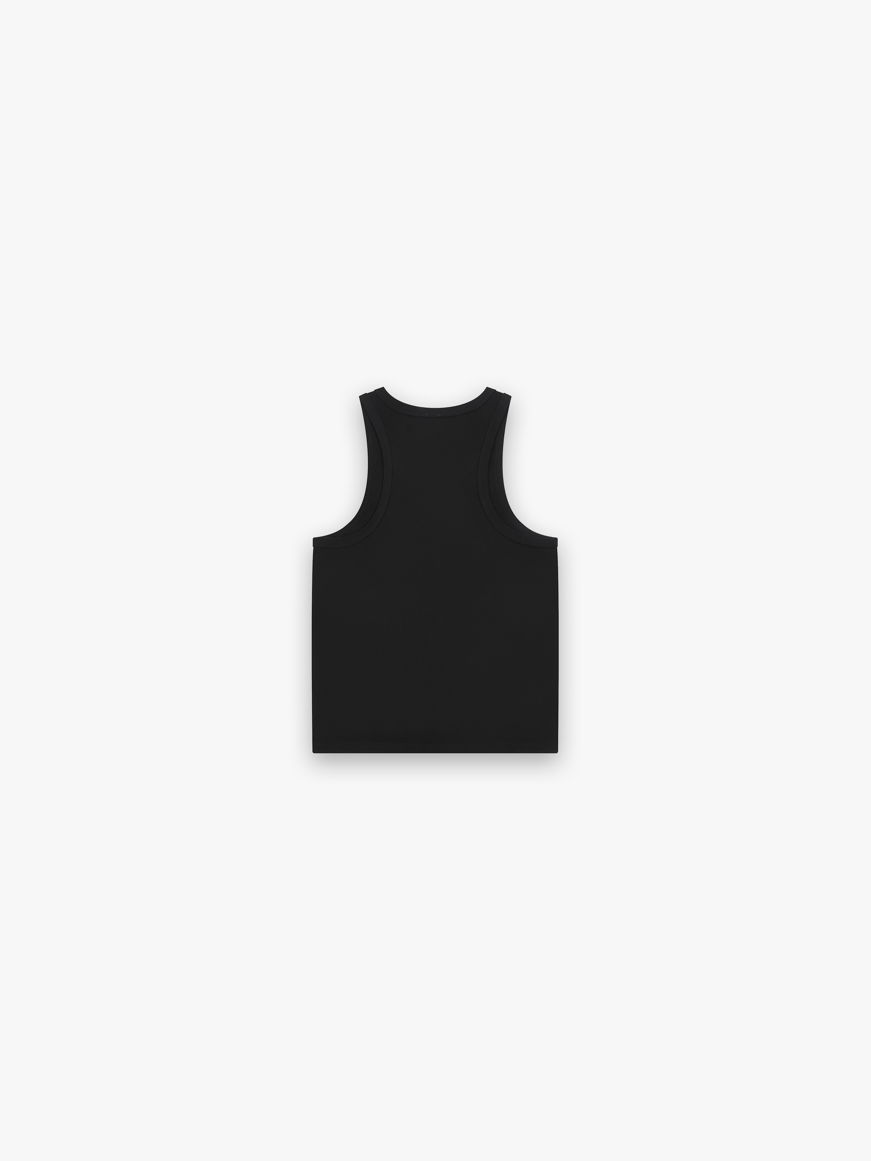 HERCXLES Lifting Club Performance Tank Top - Black tank back flatlay
